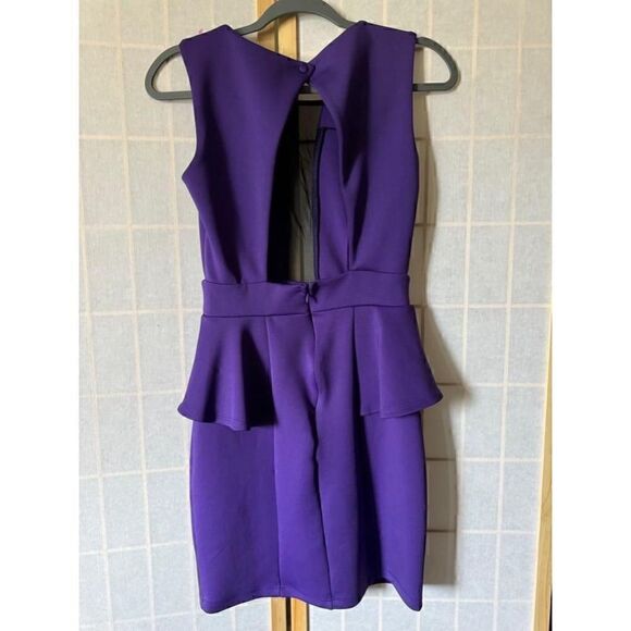 ARDEN B women’s body con ruffle fresh with mesh neckline cutout - Picture 3 of 6